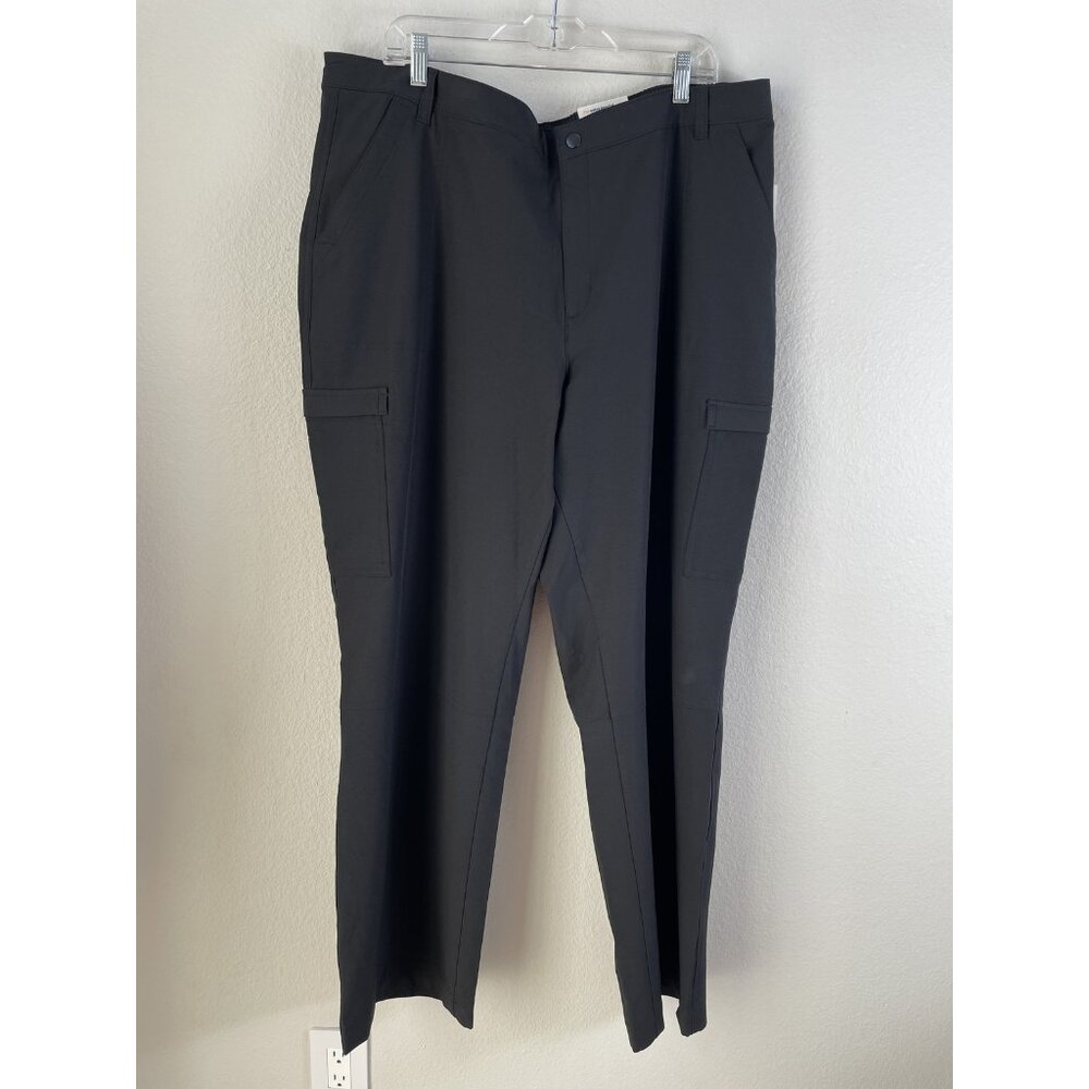 Old Navy Womens XXL Stretchtech Pants Black Straight Full Length Quick Dry Cargo